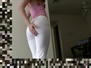 White leggings