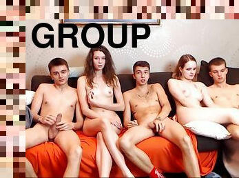 orgia, amatorskie, nastolatki, hardcore, seks-grupowy, pieprzenie, kamerka-internetowa