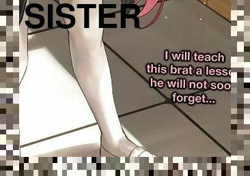pies, primera-persona, anime, hentai, hermana, humillación, dominación-femenina