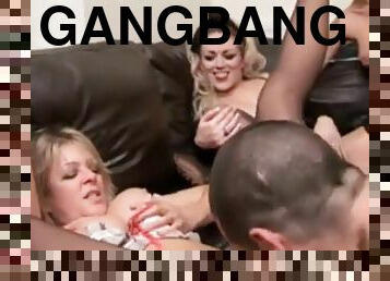 Reverse gangbang milfs