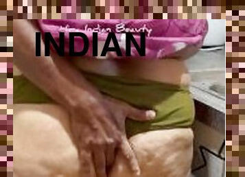Indian Romantic Couple  - Desi Milf’s Ass Squeezed Nicely
