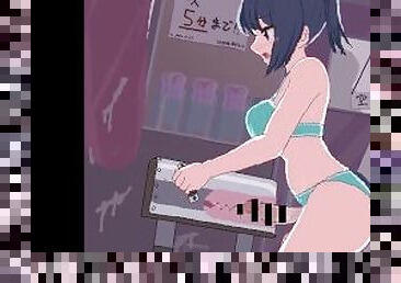 FUTANARI PLAYING WIT HER FAVORITE TOYS - FUTA HENTAI ANIMATION 60FPS