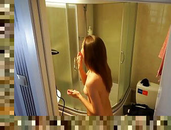 Filming My Naked Girl Showering