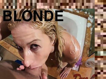 Sexy Shower Sex - Blonde Entices Boyfriend Duoleos 11 Min