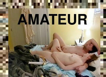 masturbation, orgasm, amatör, milf, hemmagjord, par, rödhårig