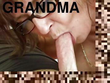 Horny Grandma Gets Pussy Stretched With Massive Strokes Of Dick