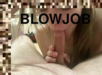 Quick Slobbery Blowjob!