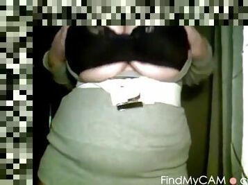 Sexy busty curvy girl webcam