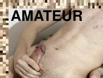 masturbation, amateur, énorme-bite, ados, collège, horny, sperme, fétiche, solo, bite