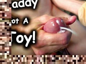 Daddy Got a New Toy to Milk His Cock