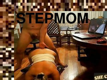 Stepmom Caught me masturbating and viewing porno