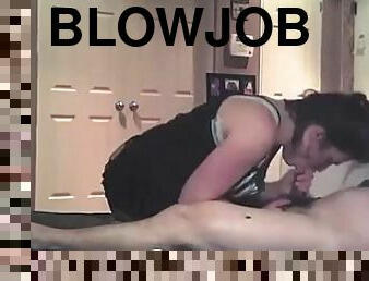Amazing blowjob skills and swallow
