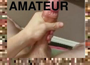 gigantisk, masturbation, amatör, cumshot, gigantisk-kuk, tonåring, juckande, pov, sprut, ensam