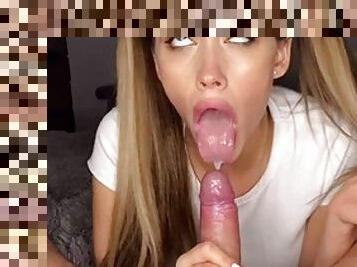 Pigtail teen pov sucking a big cock i found her at hookmet.com