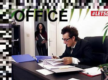 Khadisha Latina In Office Secretary Seduces Boss For A Promotion