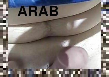 masturbācija-masturbation, arābiete, masāža, smalka, solo, penis