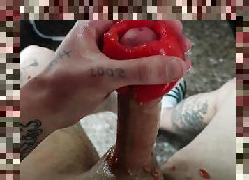 onani, cumshot, runking, cum, fetisj, alene