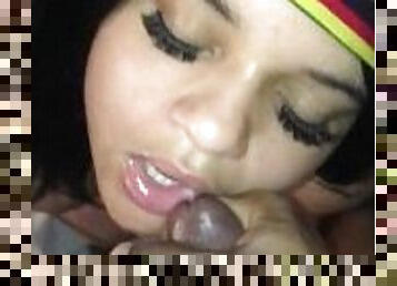 Red bone gives bbc that throat