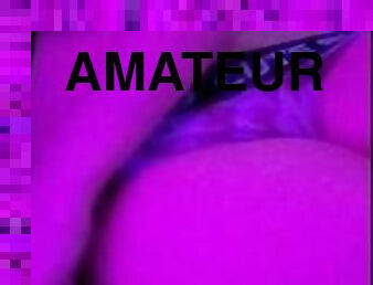 masturbation, fitta-pussy, amatör, tonåring, leksak, tight, dildo, petit, ensam, små-bröst