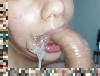 the slobberiest blowjob, full of spit and wet you will ever see, an infallible technique????????????????????????