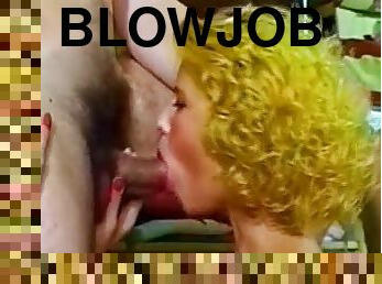 Close-up hardcore sex and blowjob