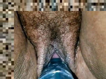 close up riding my biggest dildo pt2