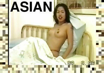 ázsiai, vékony, leszbikus, tinilány, thai, erotikus