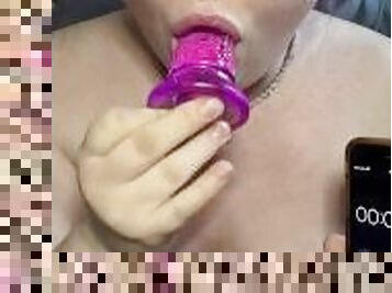 amador, chupanços, adolescente, brinquedo, garganta-funda, bbw, escravo, dildo, sozinho