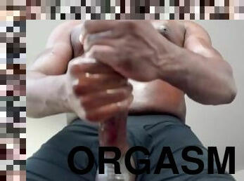 Loud moaning, BBC stroking, Dirty talking orgasm