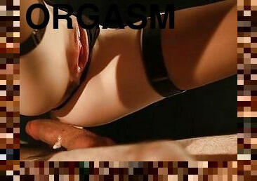 Sensual Cowgirl Sex - REAL Female Orgasm & Creampie
