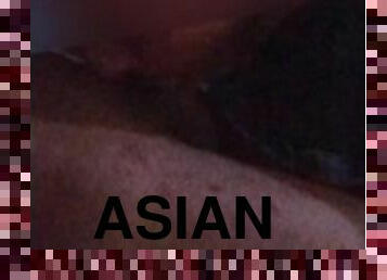 asiatisk, hårig, anal, avsugning, gigantisk-kuk, gay, knubbig, sprut, björn, kuk