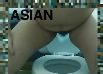 asiatisk, rumpe, bading, store-pupper, hårete, pissing, pussy, russisk, amatør, babes