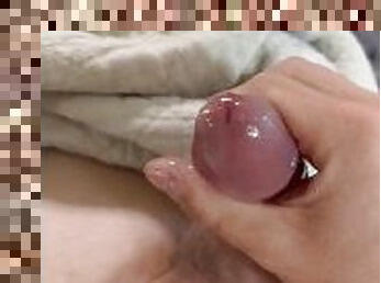 Jerking off before work quick nutt