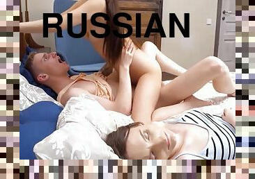 PORN. Handsome man fucks his sweet Russian stepsister Nelya Smalls