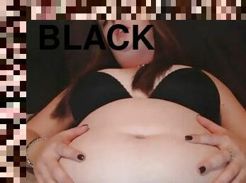 Black lingere redhead4