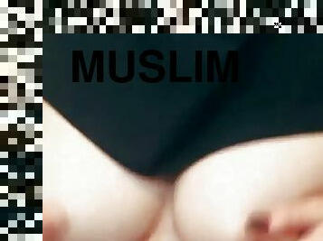 Muslim slut lives show nice tits and pussy