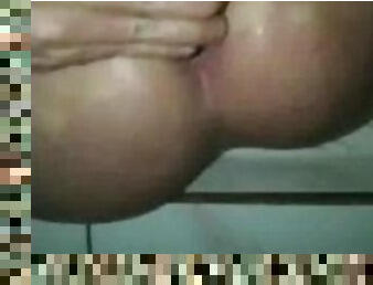Jerking Off, showing ANAL PROLAPSE and CUMSHOT