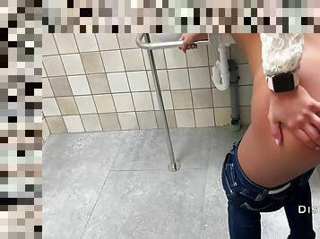 Katty West In Casting In A Public Toilet Of A Shopping Mall 13 Min