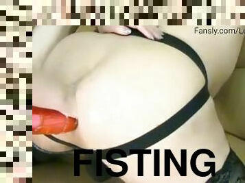 ekstrem, fisting, svær, anal, leke, hardcore, dildo, femdom