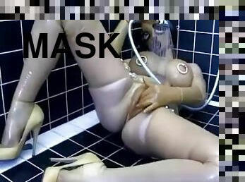 ligo, fetish, ligo-shower, latex, maskara, goma