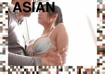 Oriental babe has rough oral sex