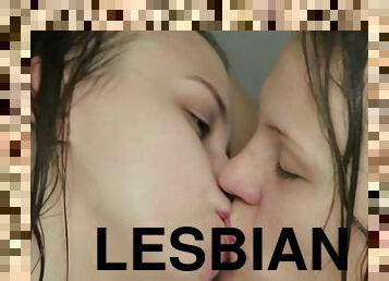 Superb lesbian show with two girls