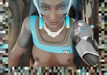 Symmetra rides your cock POV