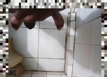 baignade, pisser, amateur, gay, black, point-de-vue, fétiche, douche, solo