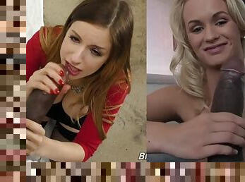 Blondes Vs Brunette: Mandingo BBC Challenge!