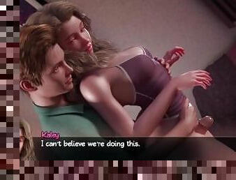 Treasure Of Nadia - Story scenes #15 - Rubbing Cock with Virgin babe Kaley - 3D game, HD porn, Henta