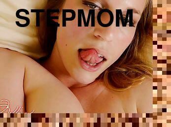 Impregnating my StepMommy - Big natural tits blonde mom in homemade POV hardcore