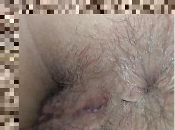 start with pussy ends with asshole. extreme close-up sexy wife