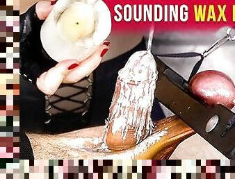 Urethral Sounding with Hard Ballbusting and Wax Play  Era