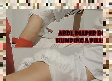 ABDL DIaper Boy Humping A Pillow